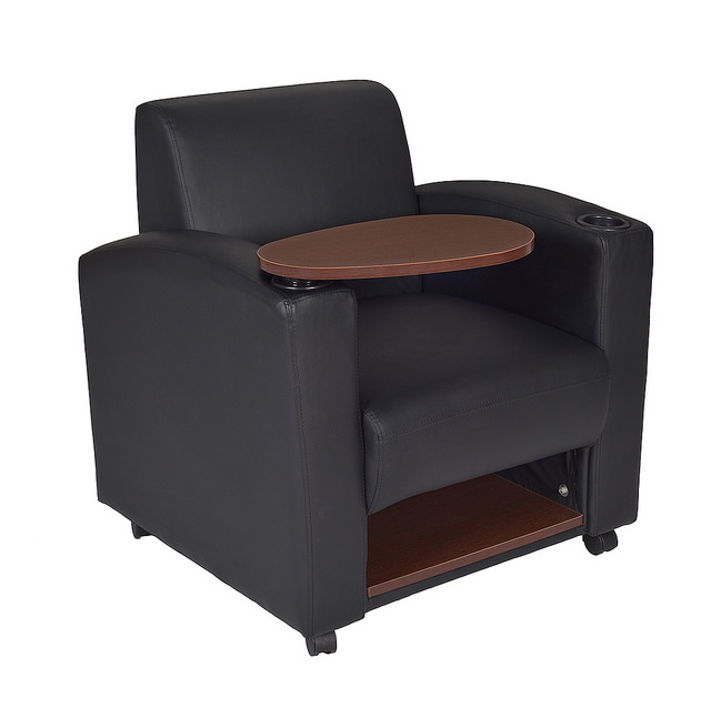 club chair with tablet arm