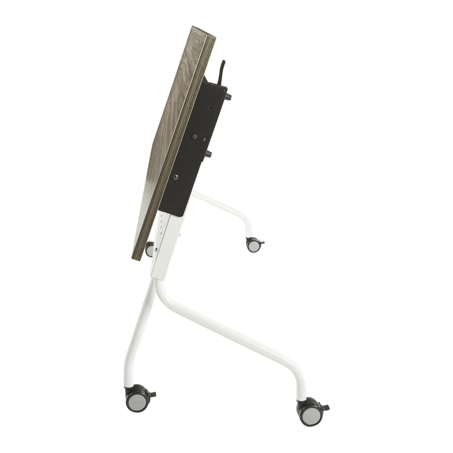 OfficeStar Folding/Nesting Training Table Black Frame 72" WorkSmart