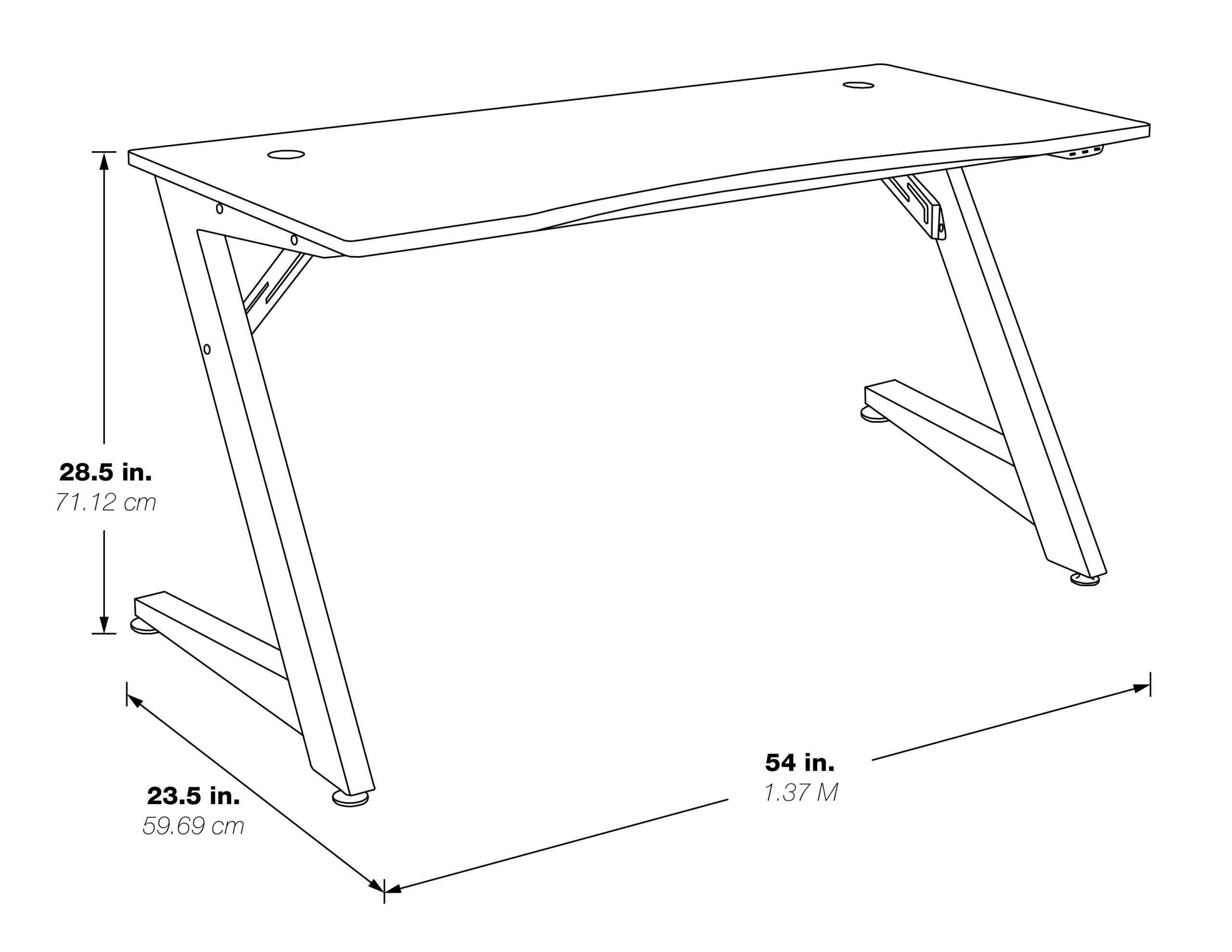 Best Gaming Desk Dimensions At Wesley Doreen Blog